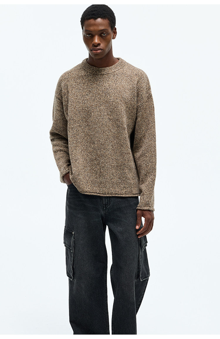 Classic Narrow Crew Neck Sweater