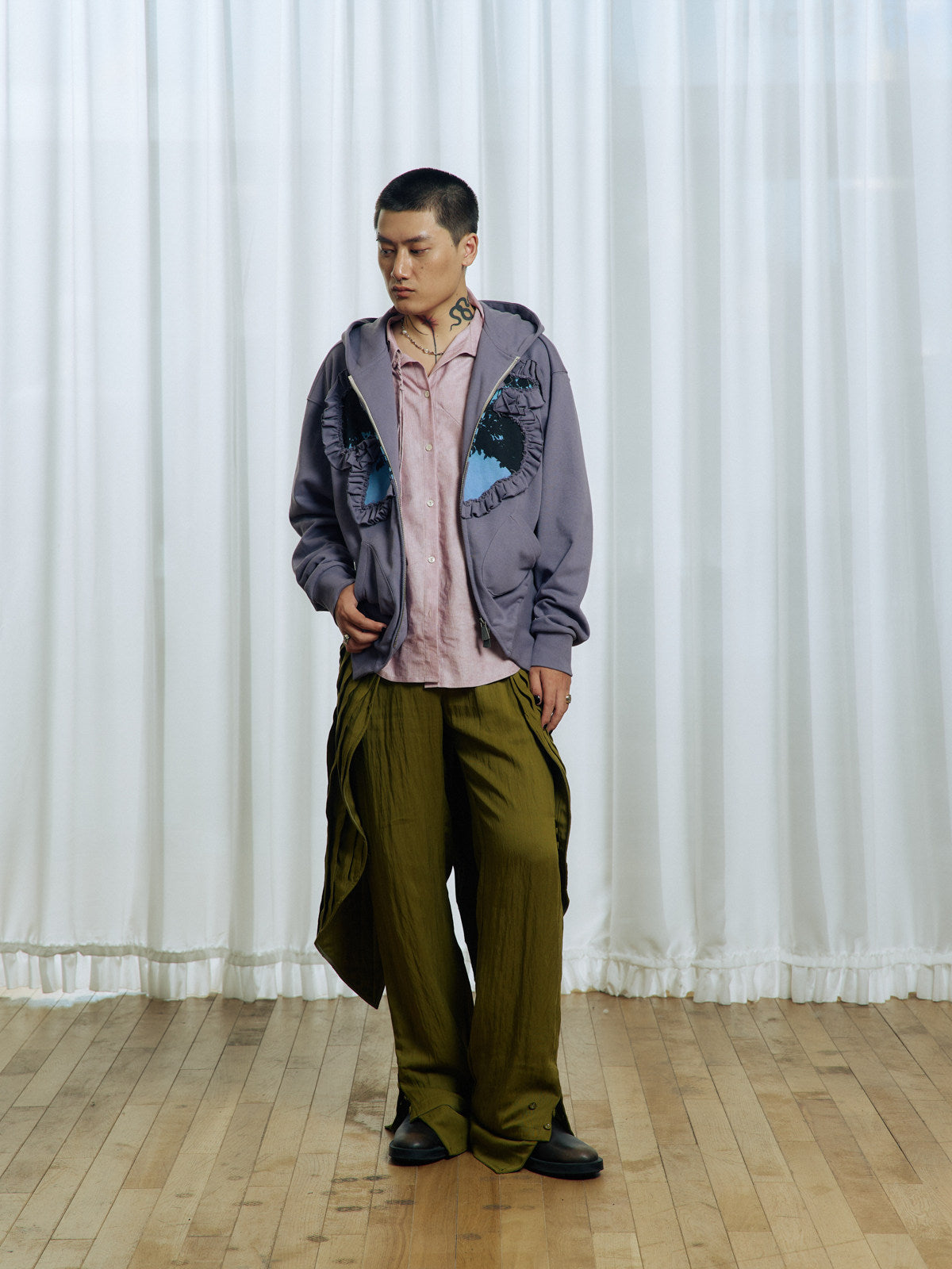 Pleated Casual Pants