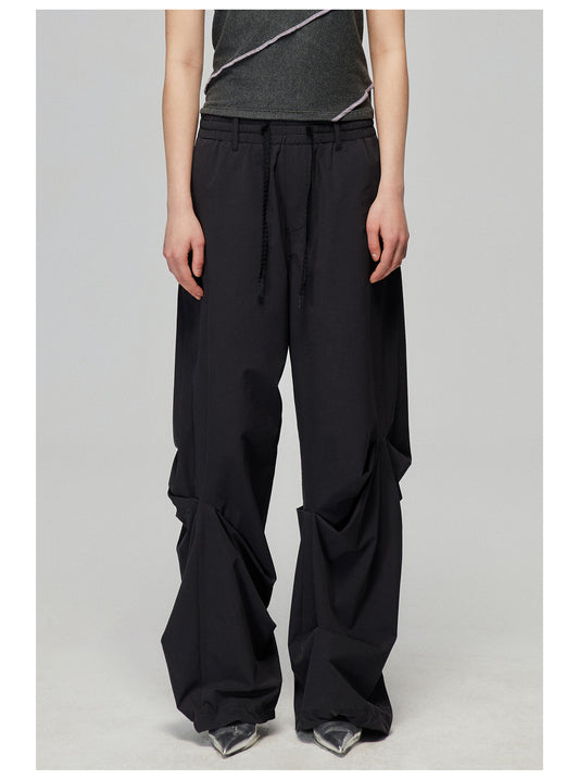 Elastic Waist Casual Pants