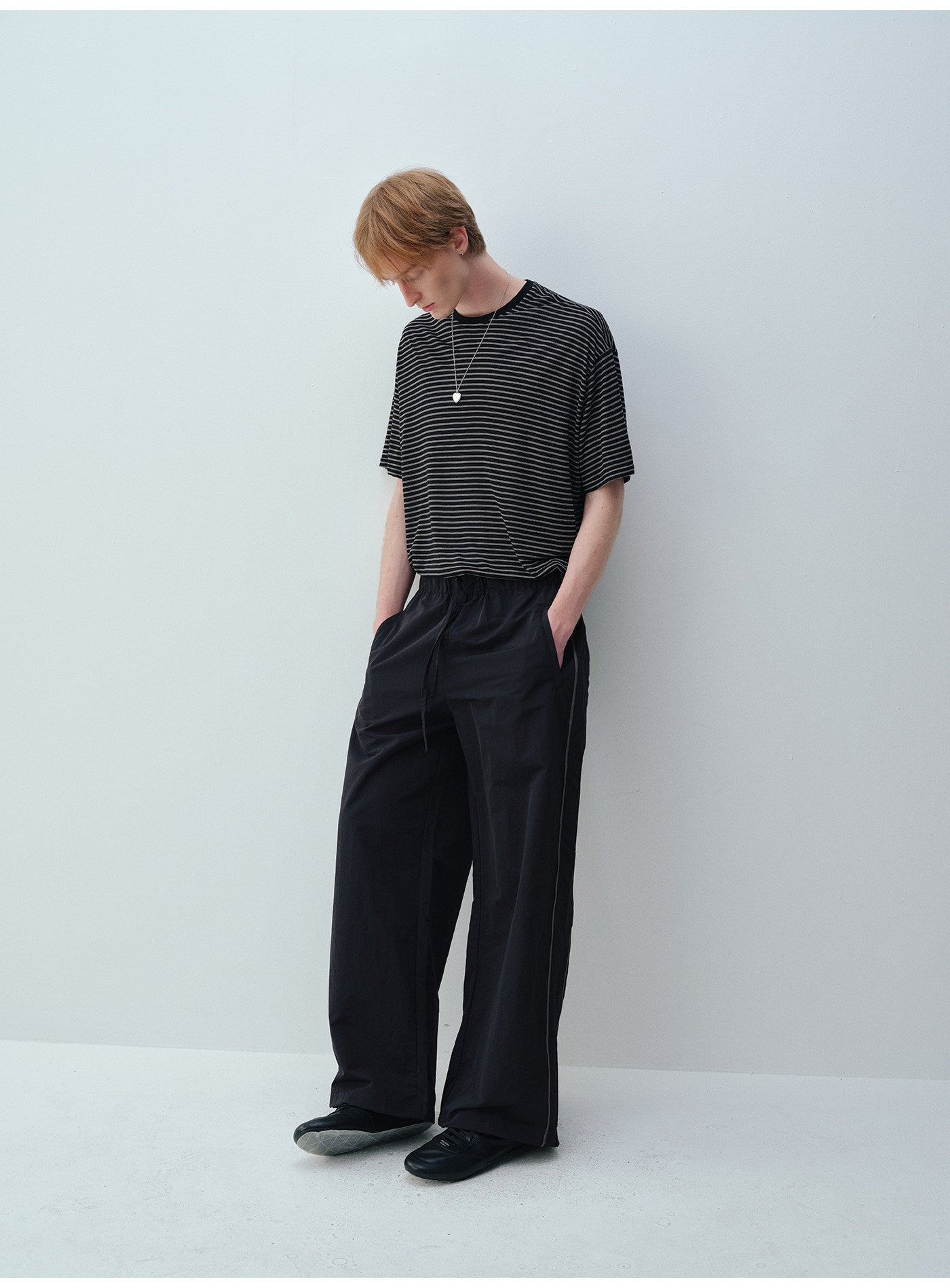 Nylon casual trousers