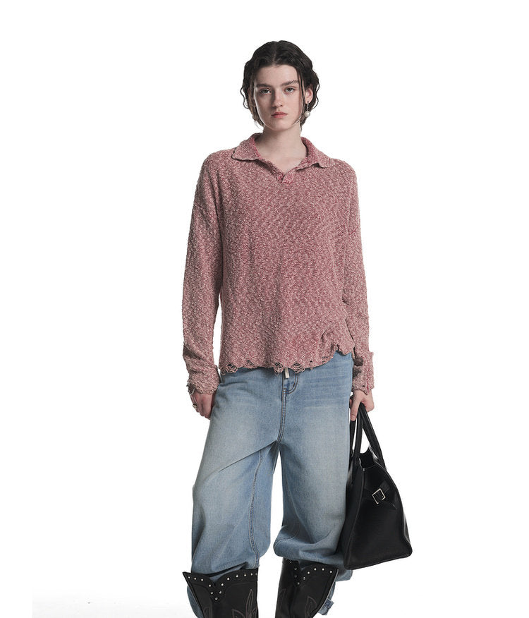 Color-dyed Loop Sweater