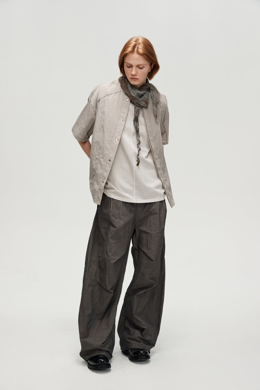 Scimitar Silhouette Breathable Casual Pants