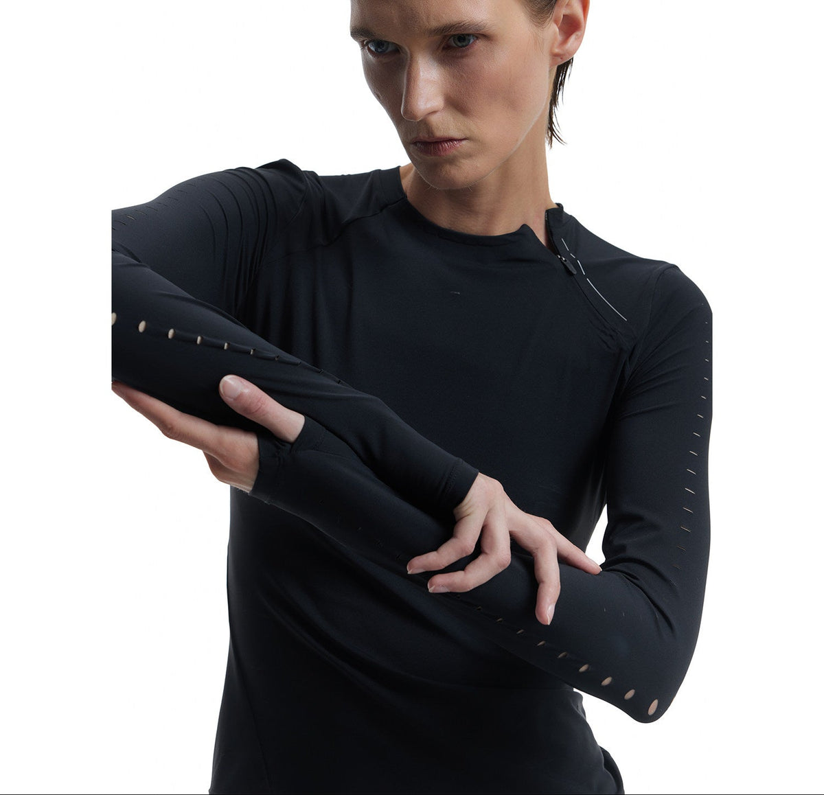 Latex Neck-Stretch T-Shirt