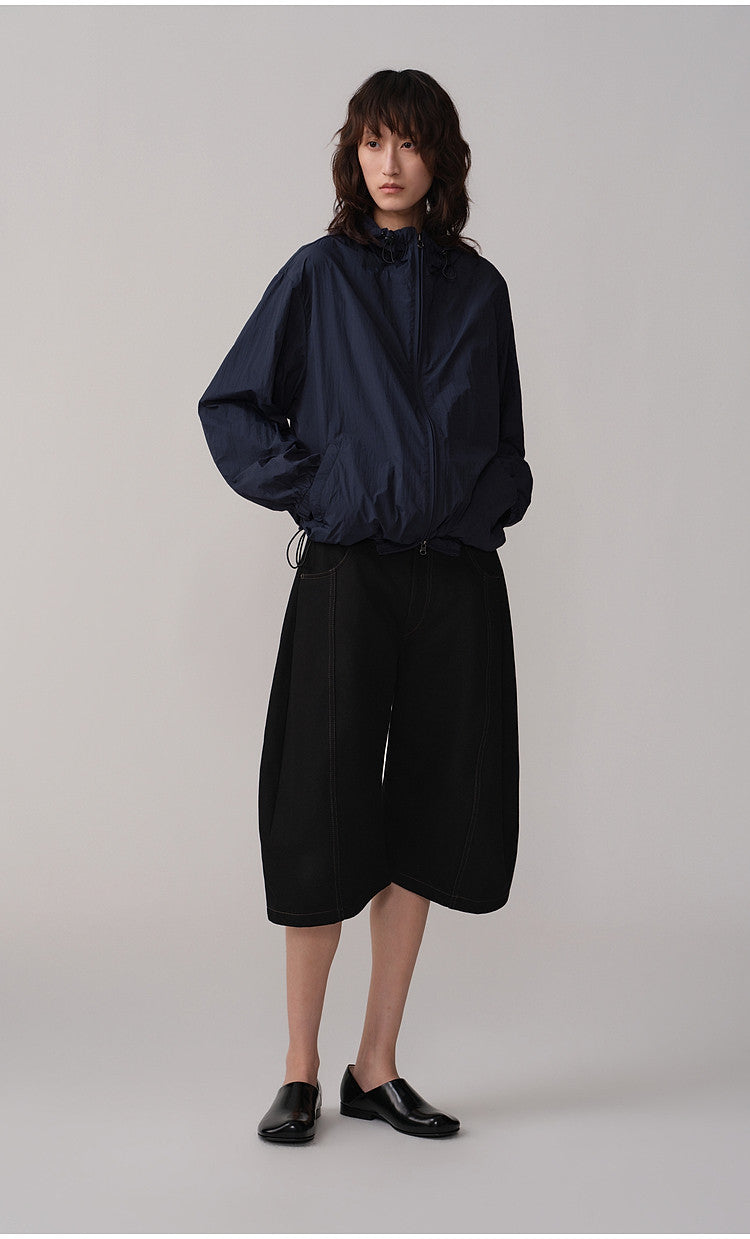 Loose-Fit Casual 3/4-Length Shorts