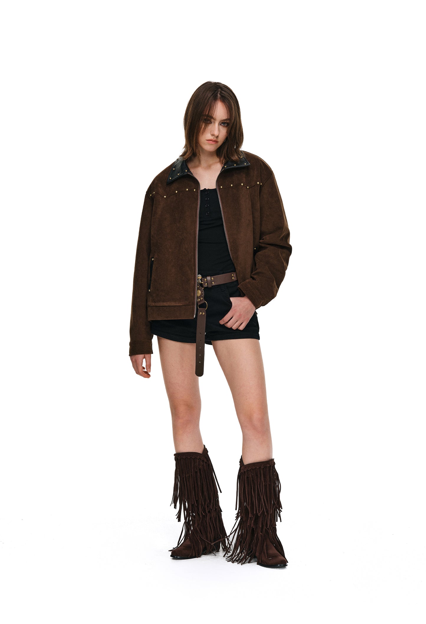 Suede Detroit Jacket