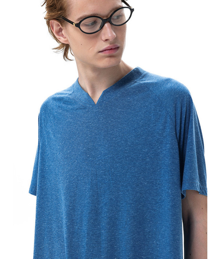 Small V-neck Raglan T-shirt