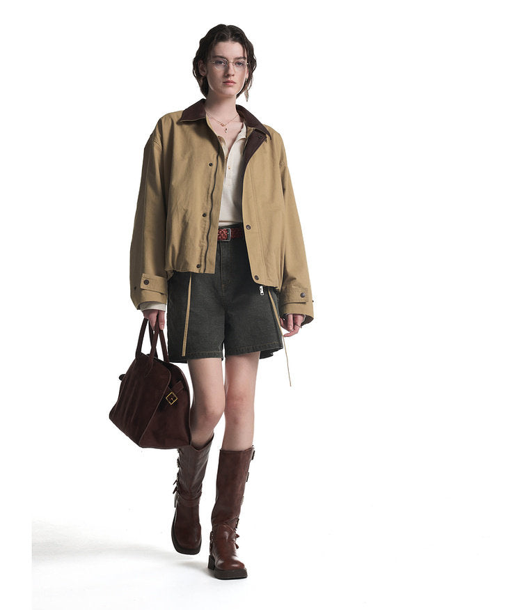 Drawstring Casual Jacket