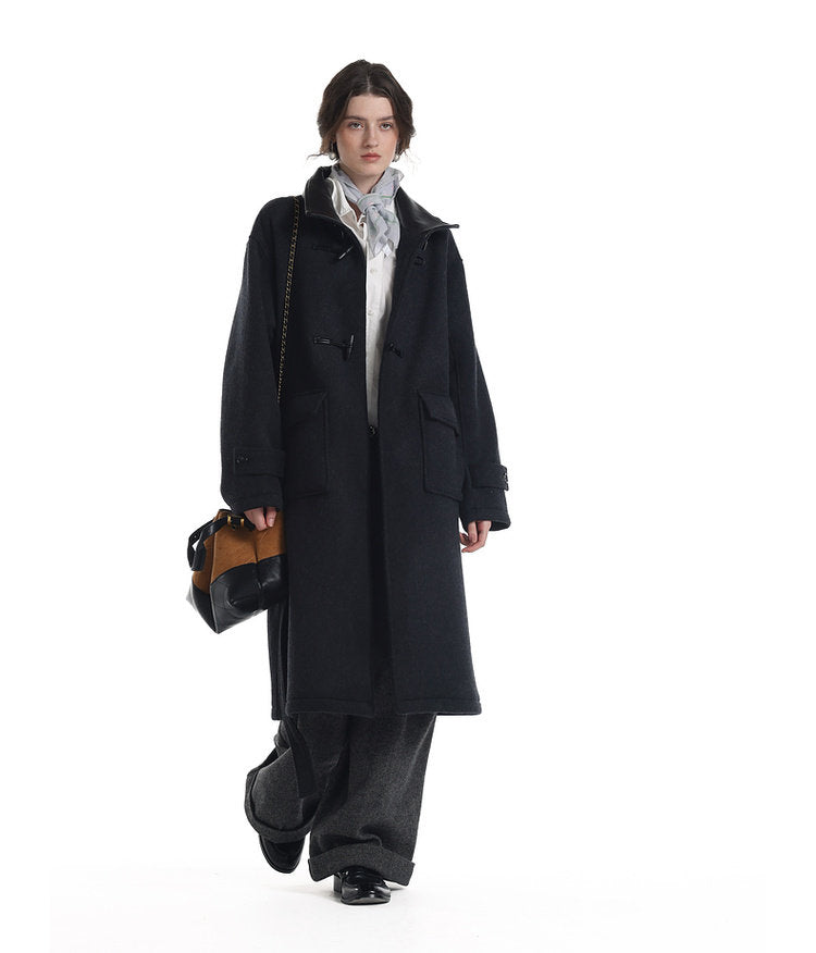 Toggle Button Wool Coat