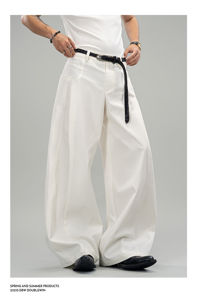 Deconstructed Casual Pants