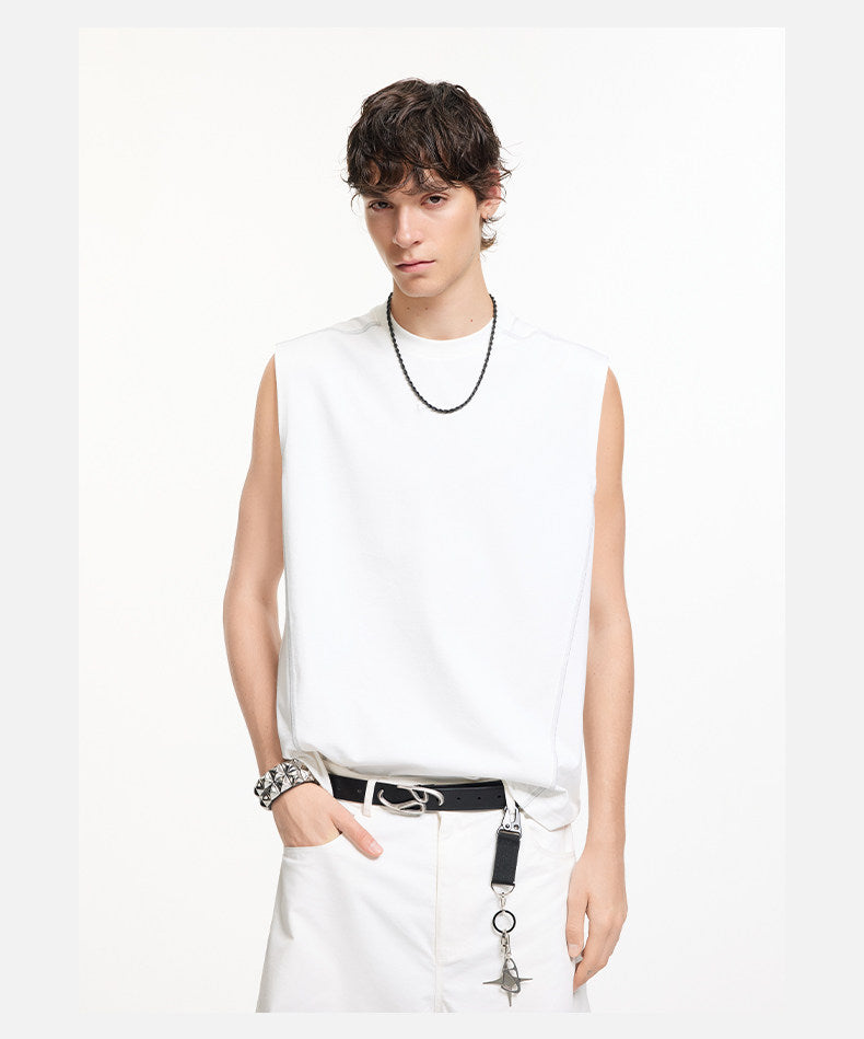 Functional Sports Style Sleeveless Top