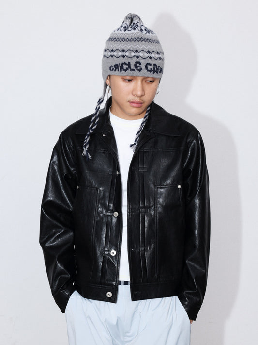 Jacquard Vintage Knit Cap