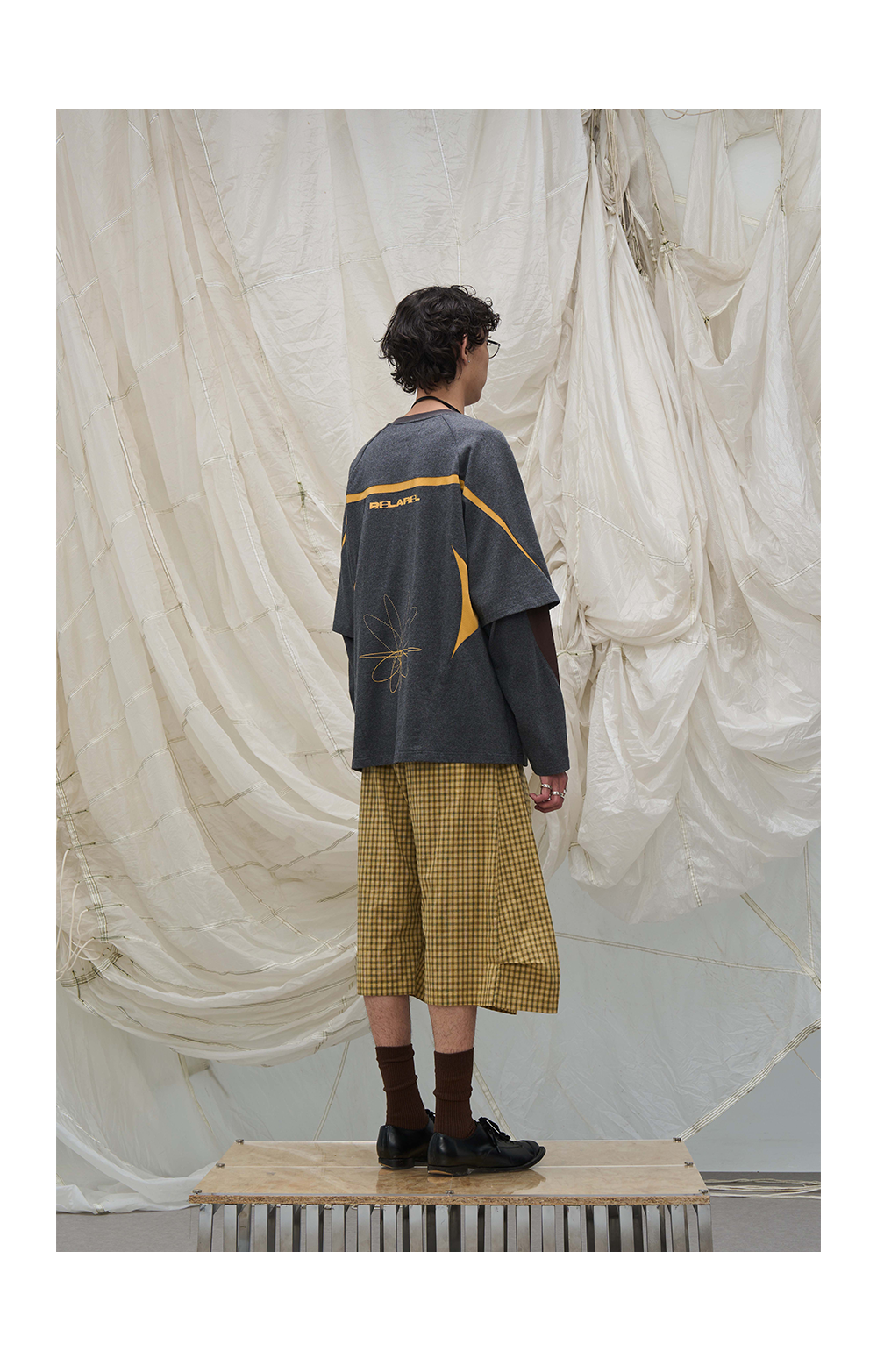 Faux two-piece T-shirt