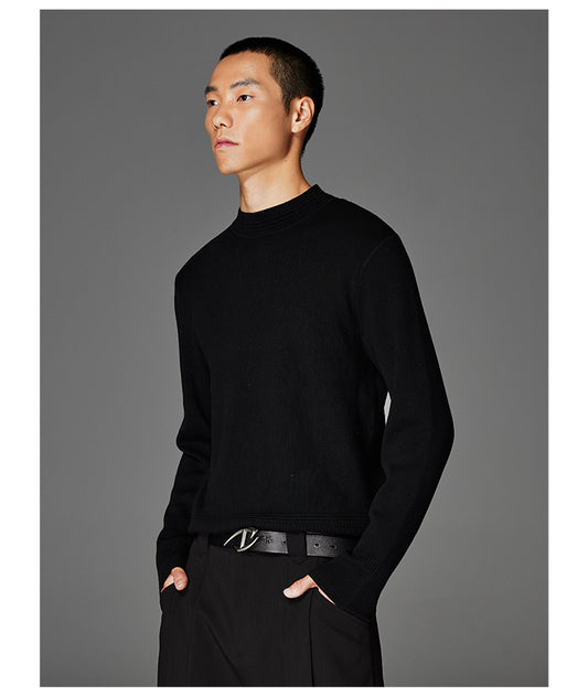 Half-High Collar Sweater