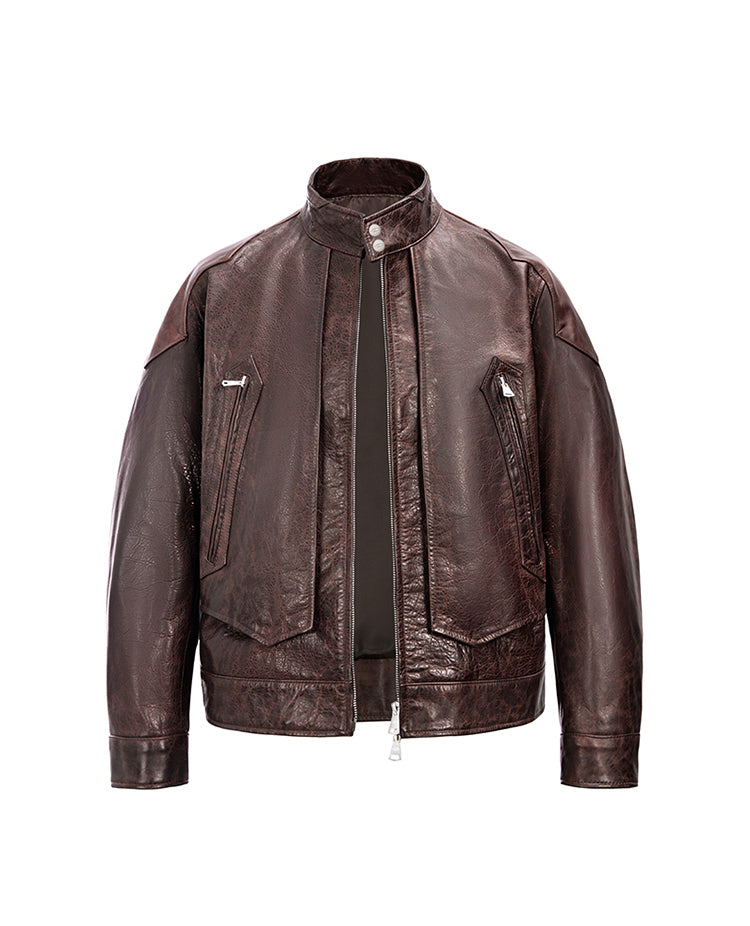 Washed Horse Leather Jacket