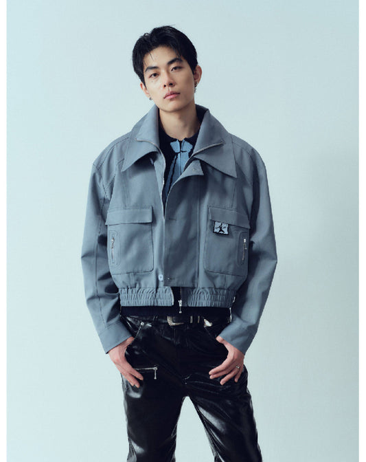 Wide Shoulder Workwear Jacket