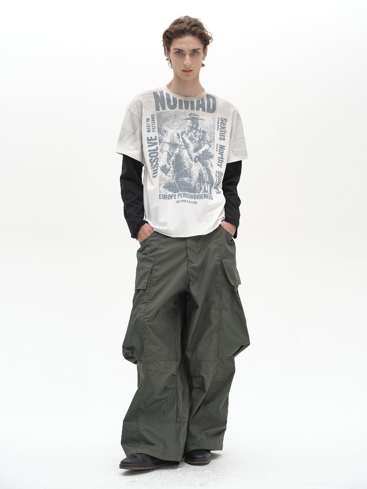 Faux Two-Piece T-Shirt