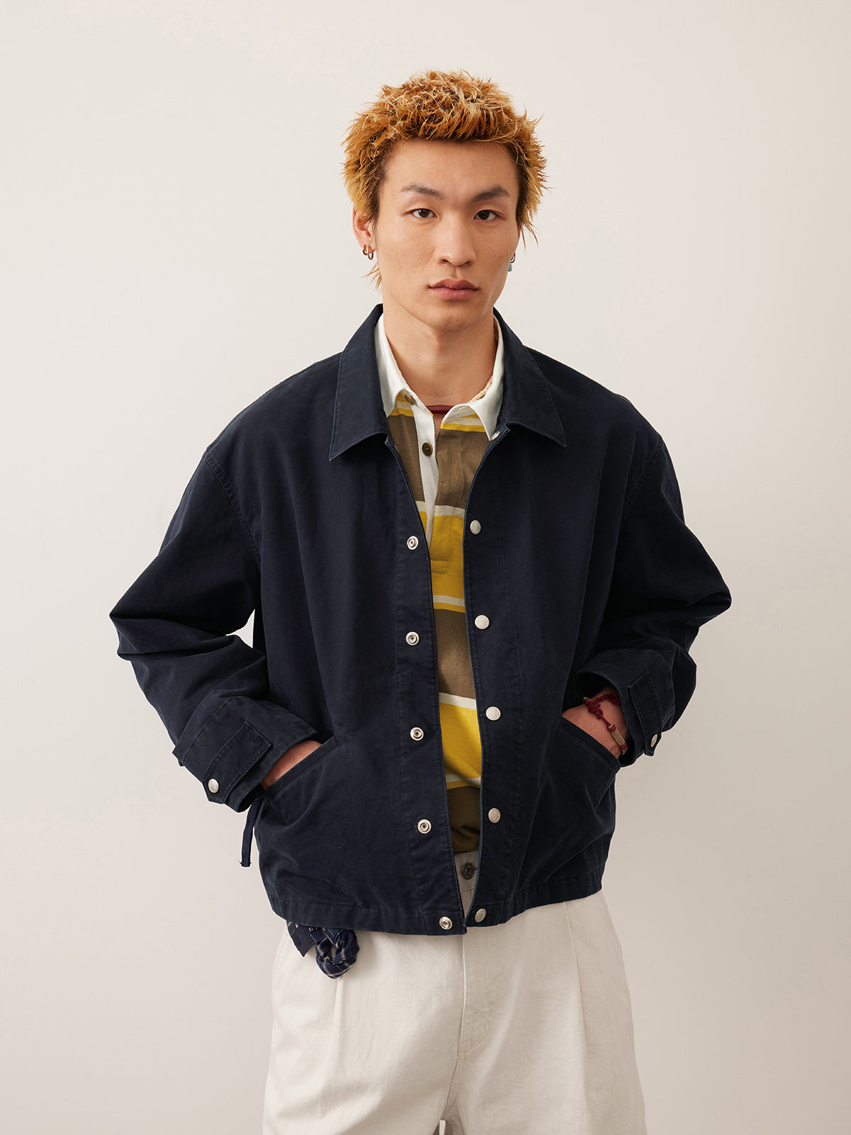 Washed Damaged Coach Jacket