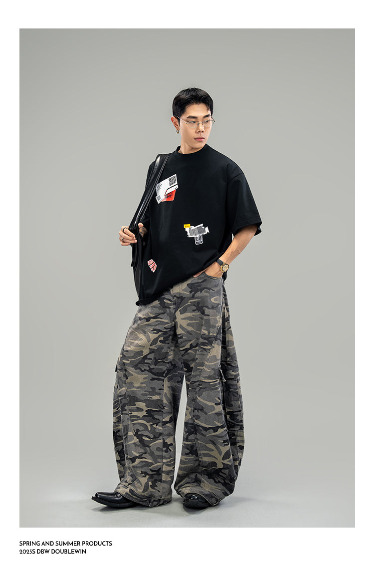 Trendy Round Neck T-Shirt