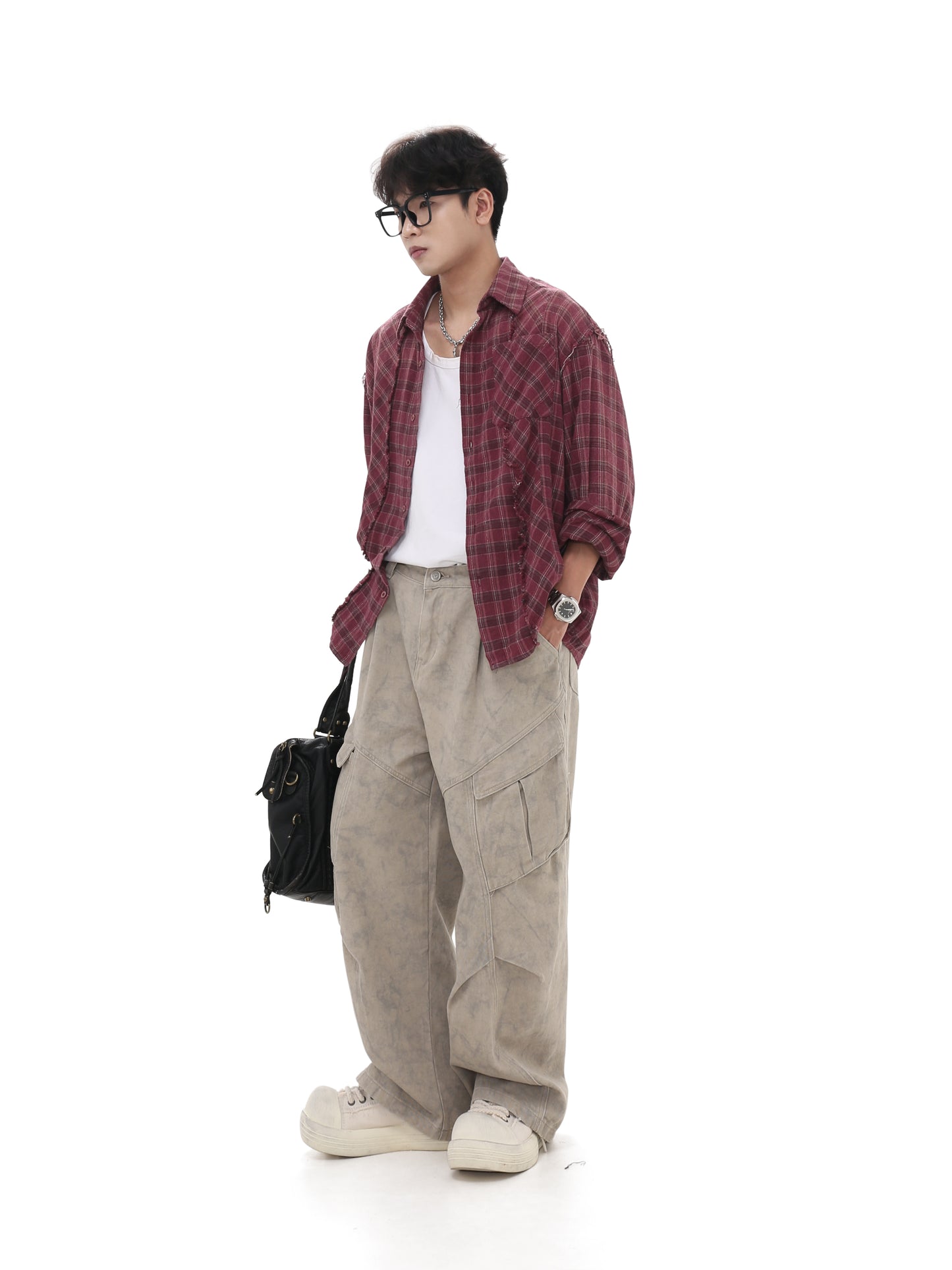 Heavy Duty Washed Casual Pants