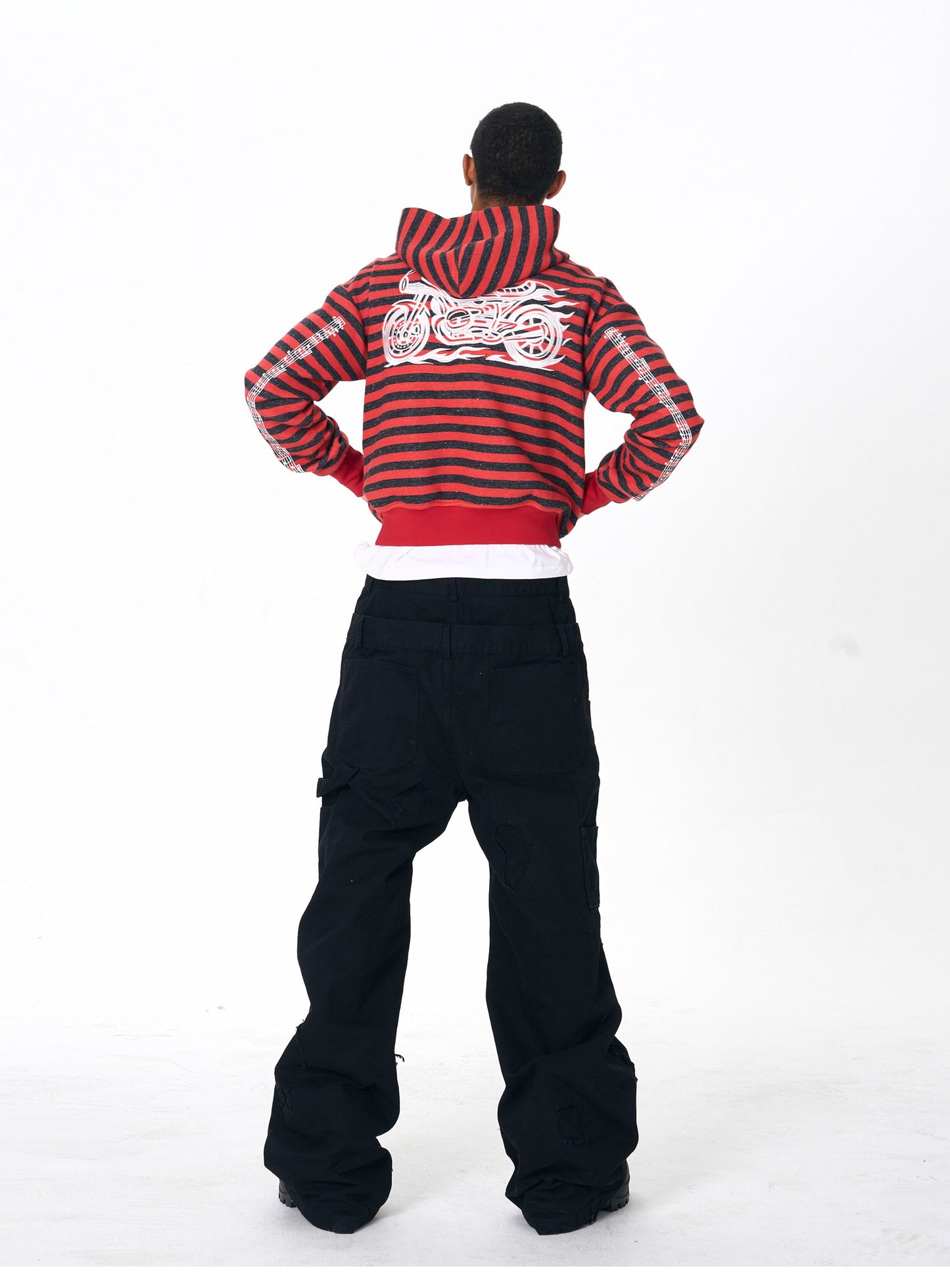 Embroidered Hooded Sweatshirt