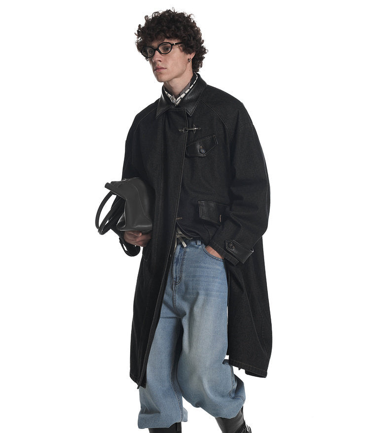 Patchwork Trench Coat