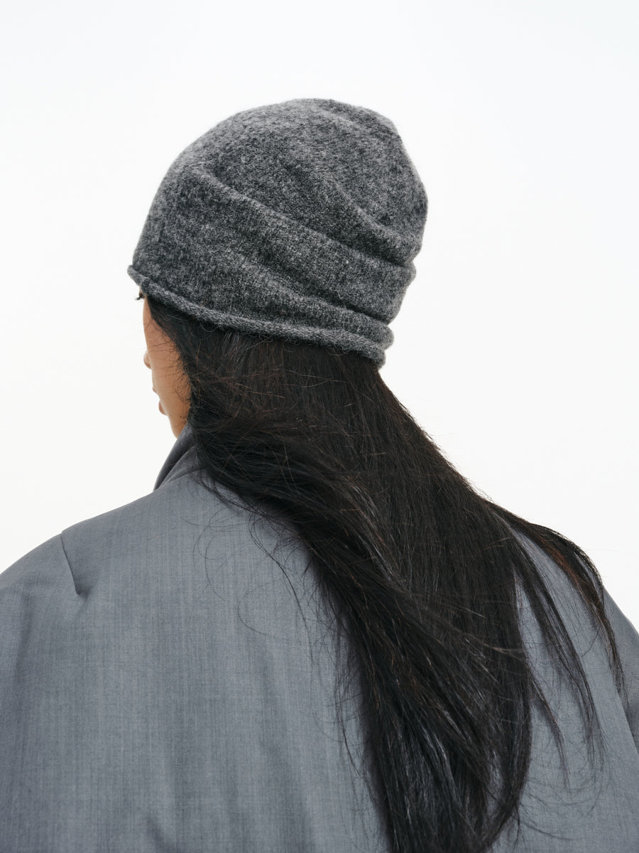 Alpaca Wool Blend Knit Cap