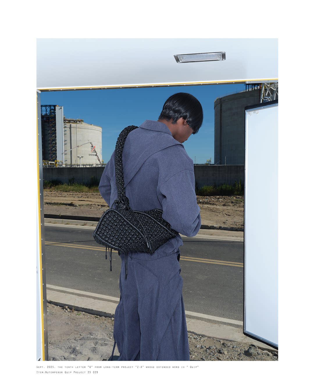 Handmade Leather Cord Braided Shoulder Bag