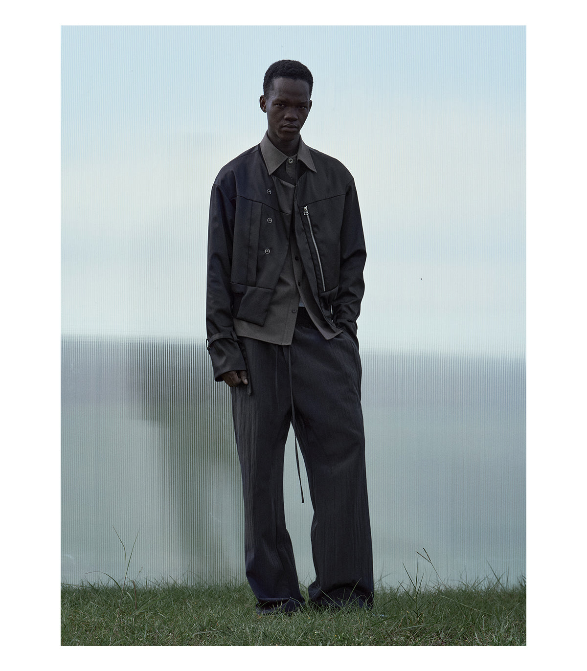 Short Elastic Jacket