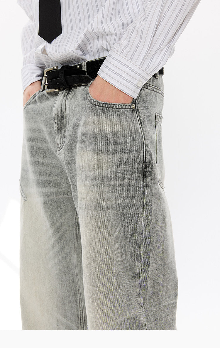 Ripple Wash Denim Pants