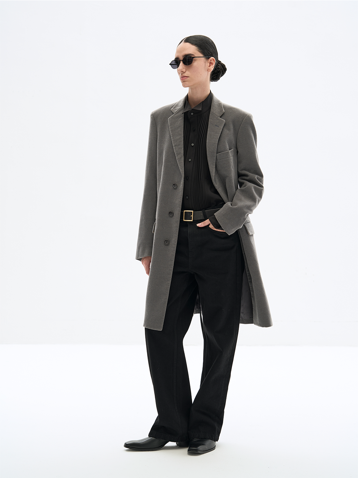 Accordion Pleat Shirt