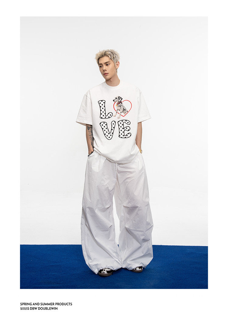 Polka Dot Cotton T-Shirt