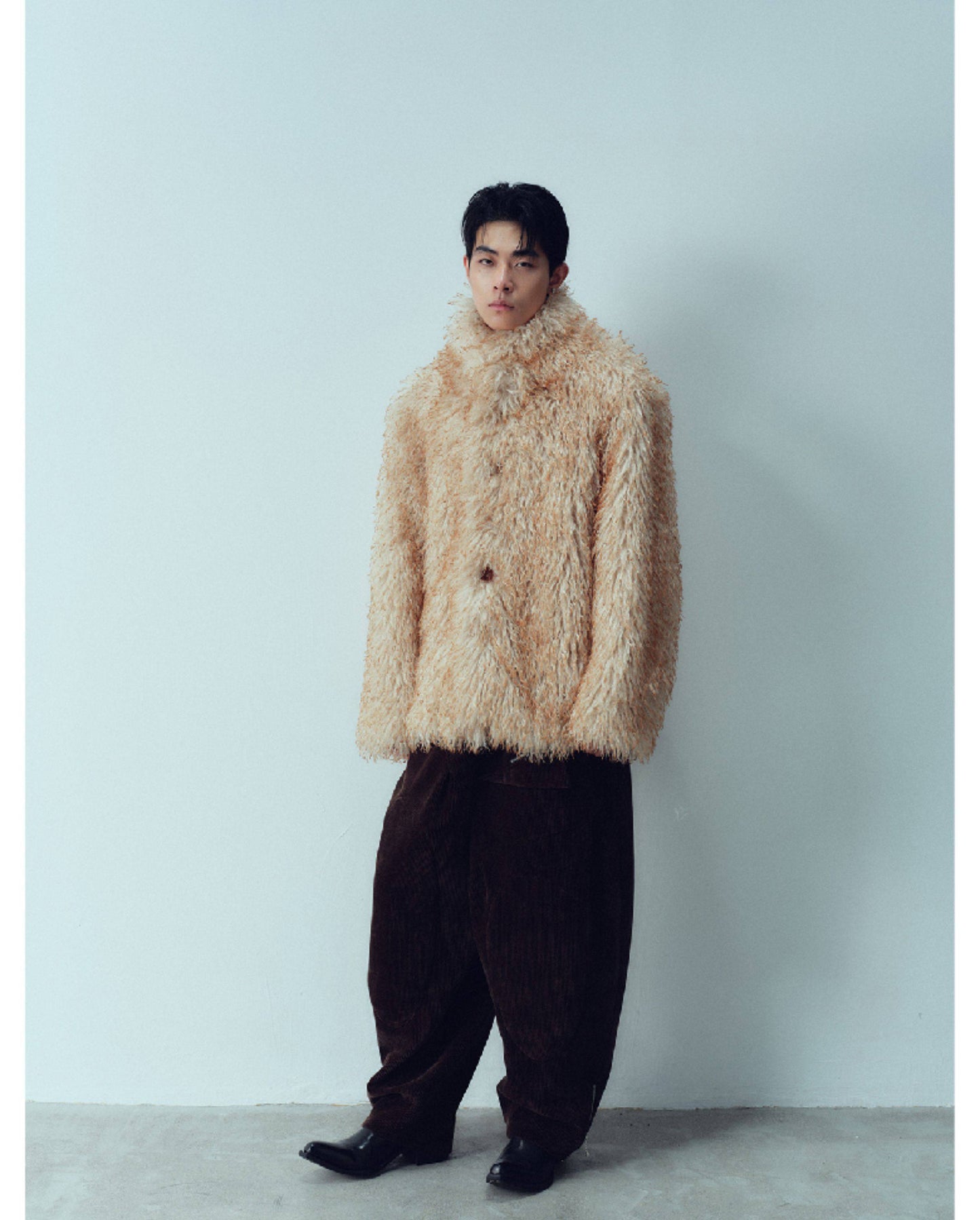 Long-Haired Faux Fur Coat