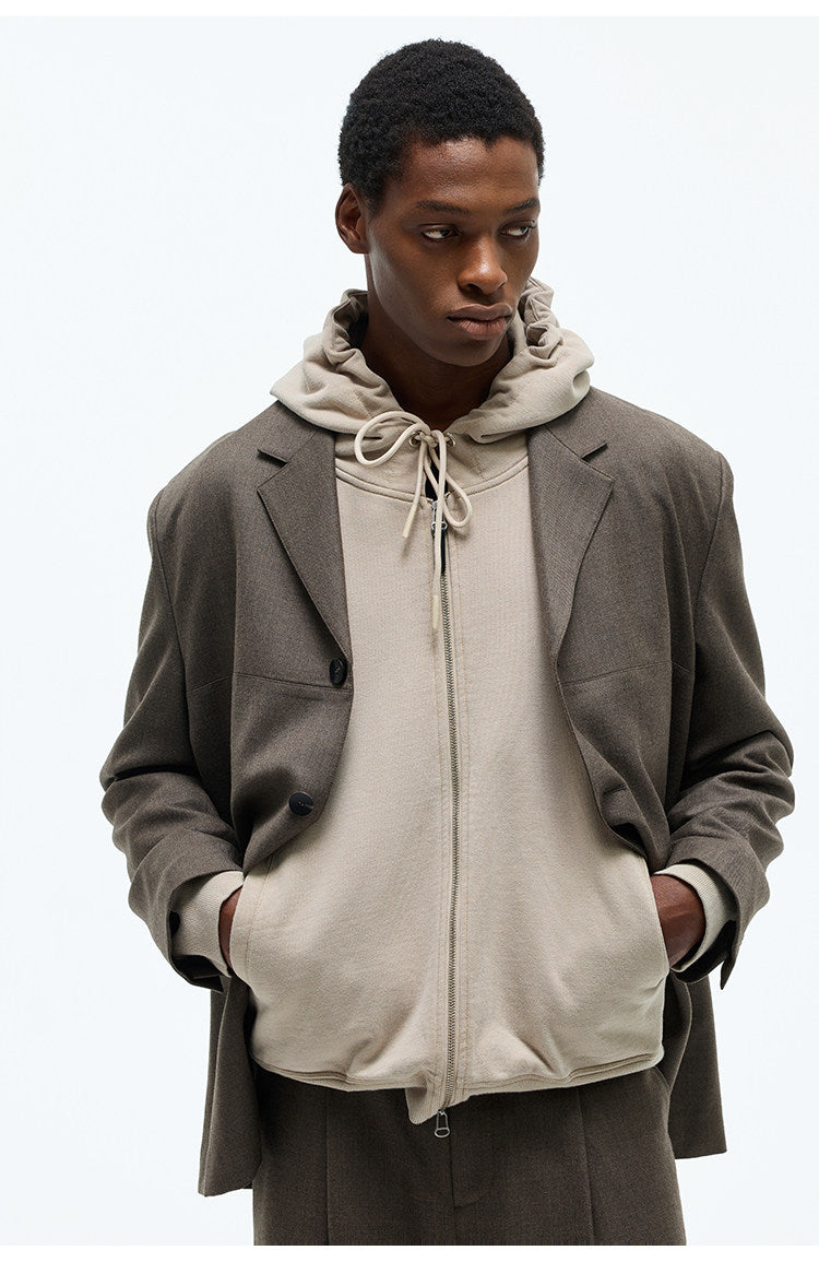 Notch Lapel Casual Jacket