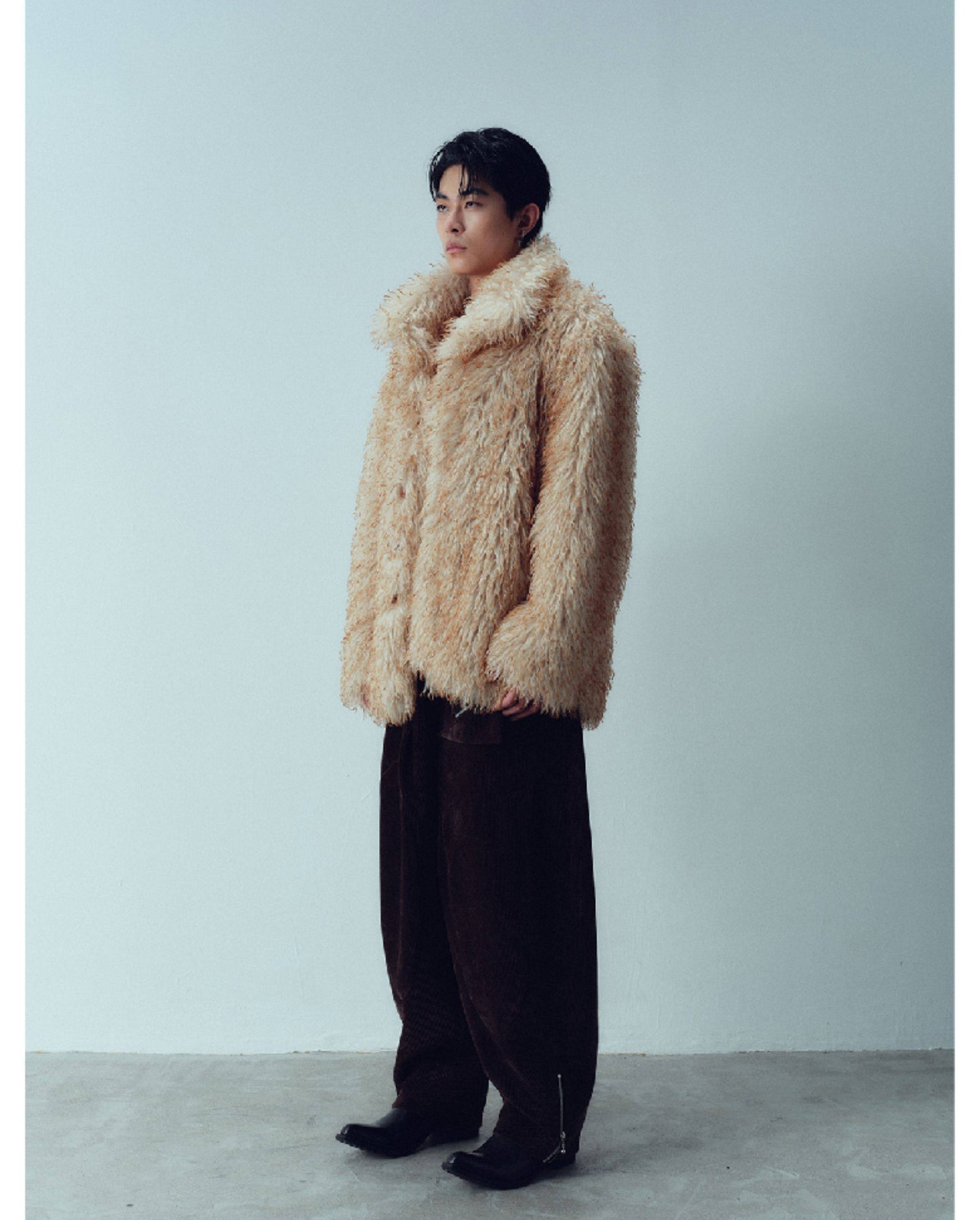 Long-Haired Faux Fur Coat