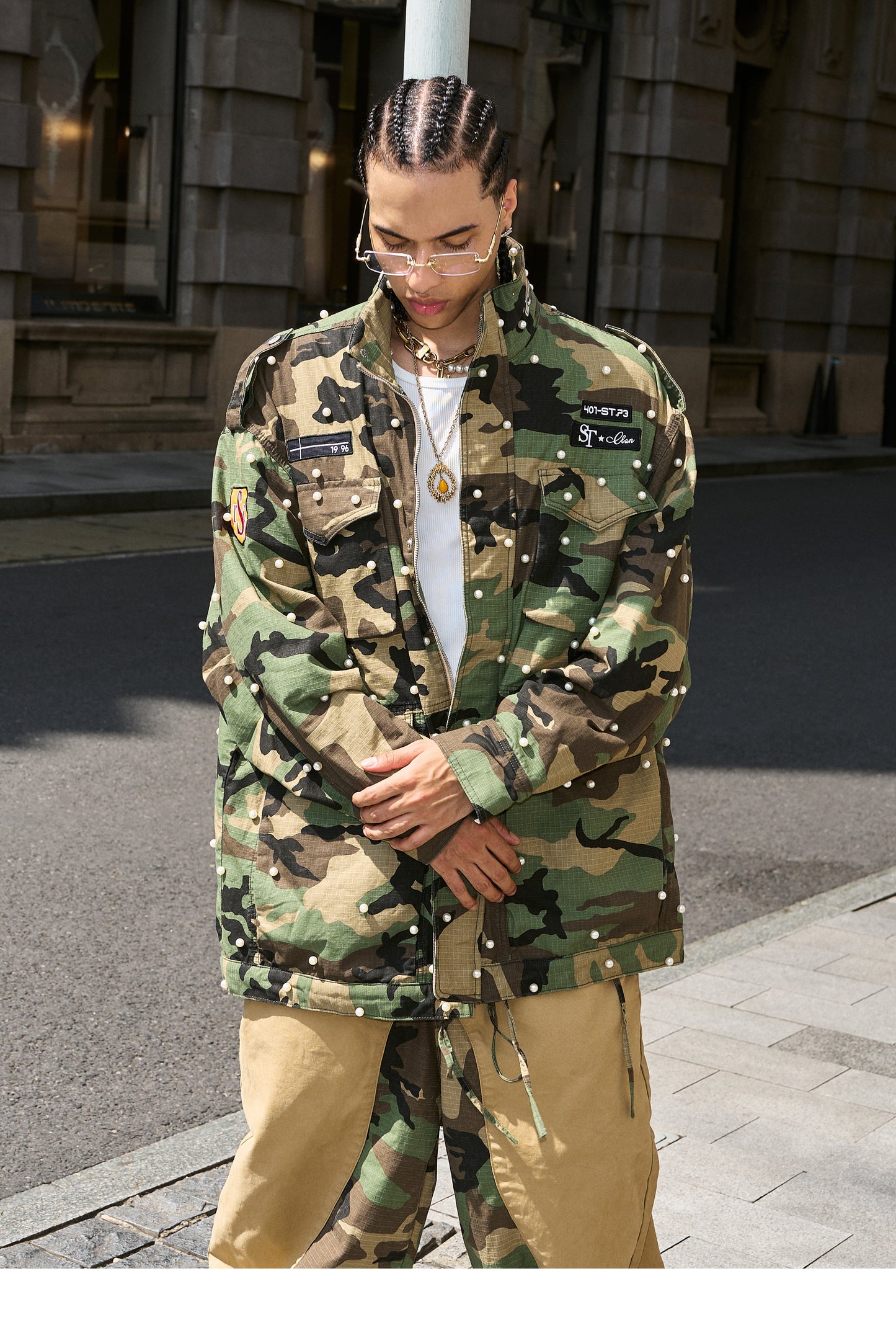 Camouflage Pearl Jacket