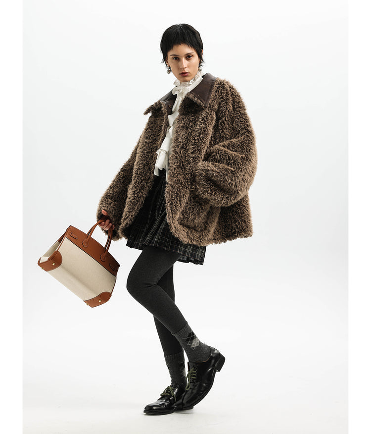 Reversible Faux Fur Jacket