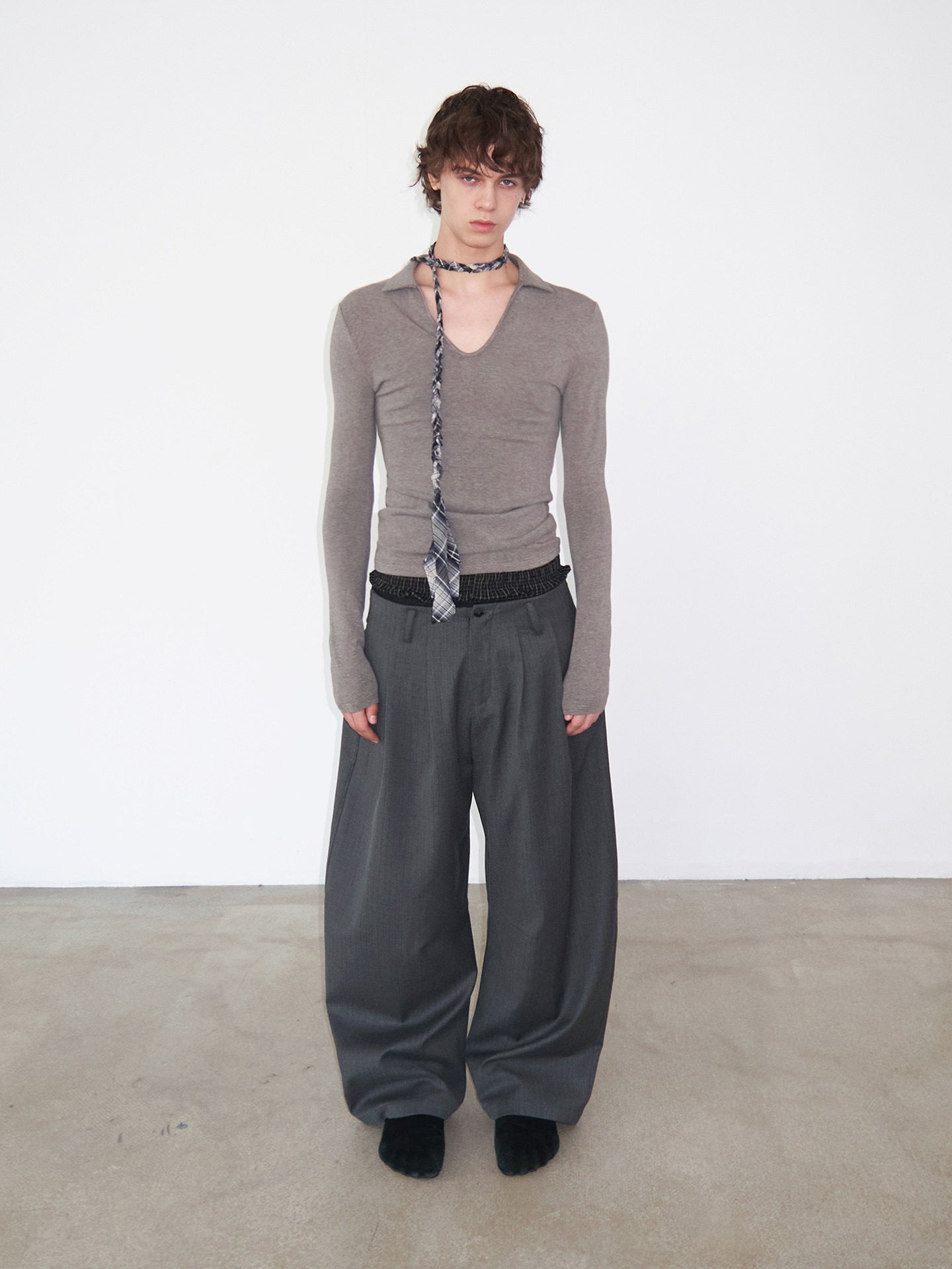 Small-Sized U-Neck T-Shirt