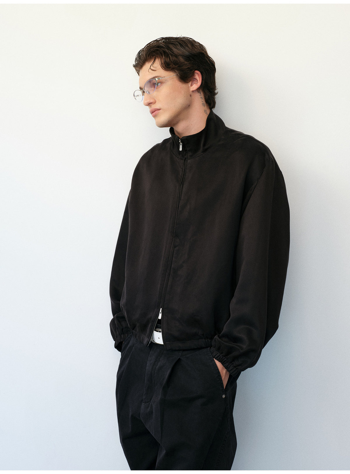 Haute Couture Stand-Collar Jacket