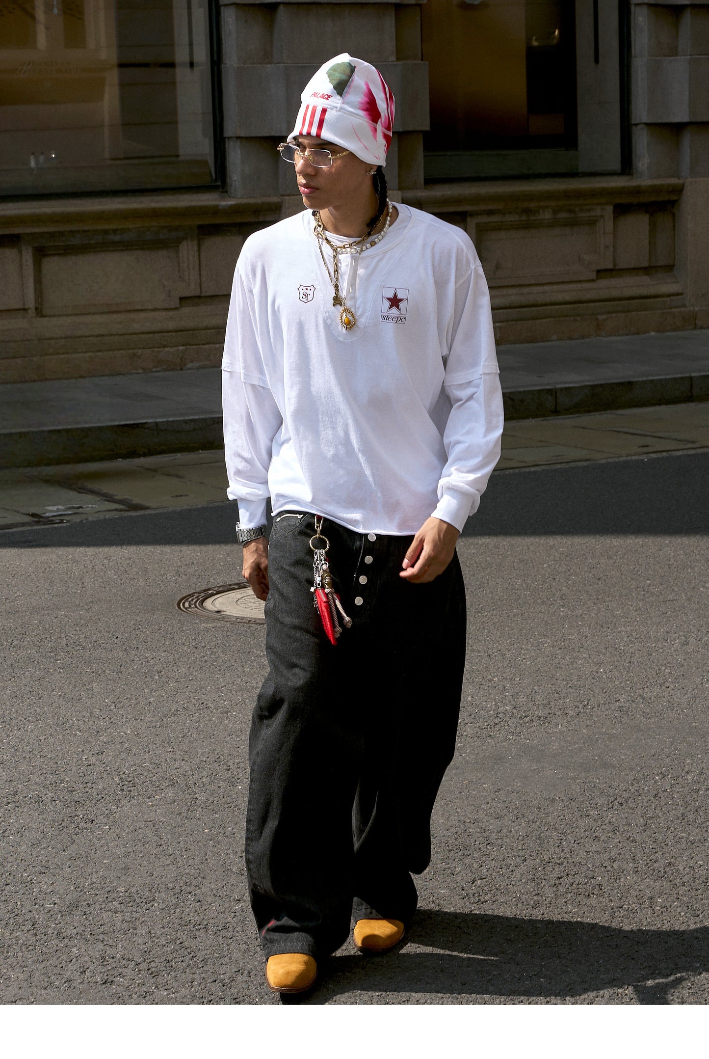 Layered Collar T-Shirt