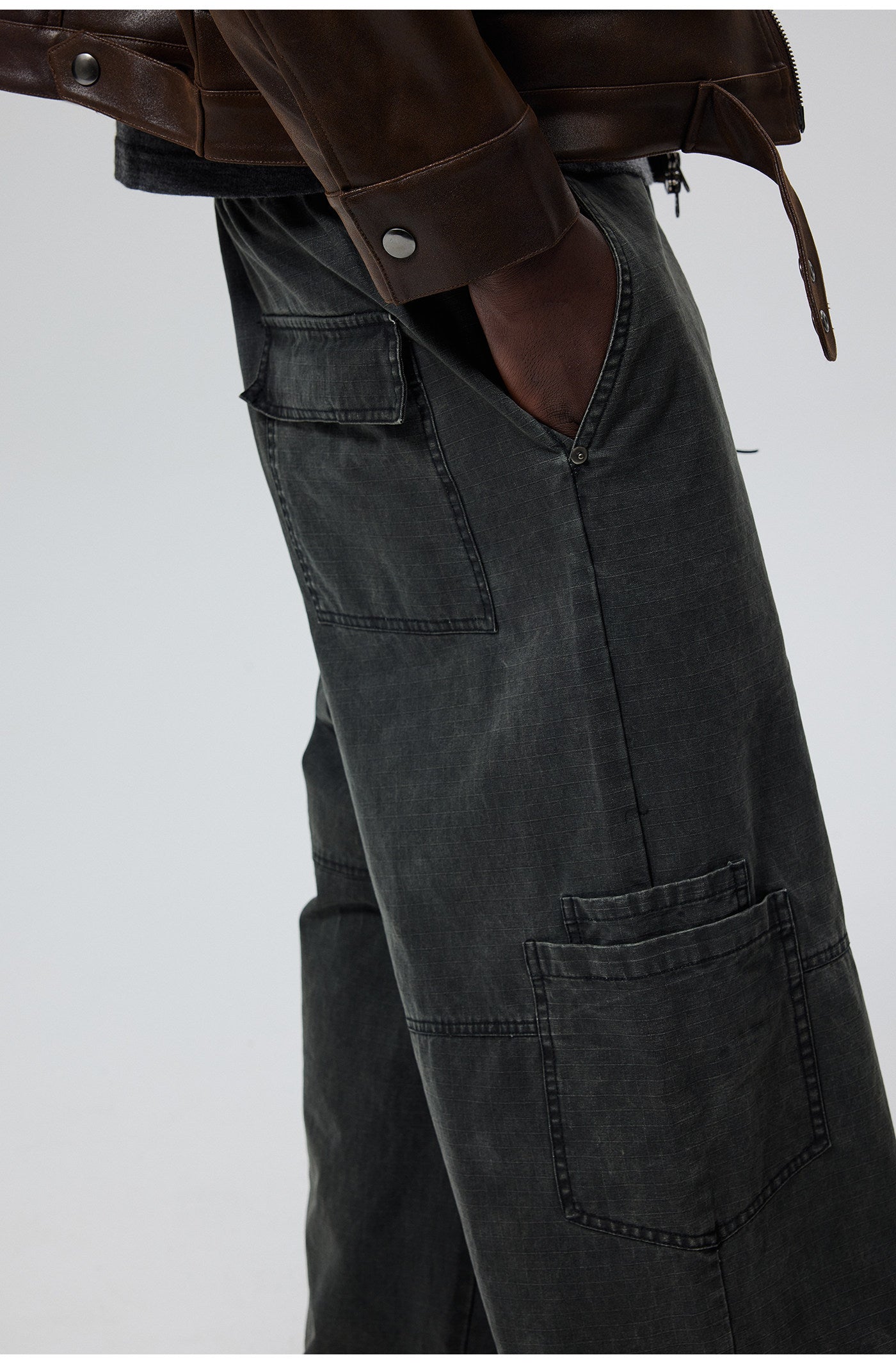 Distressed Cargo Pants