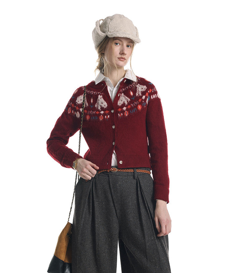 Wool Blend Cardigan