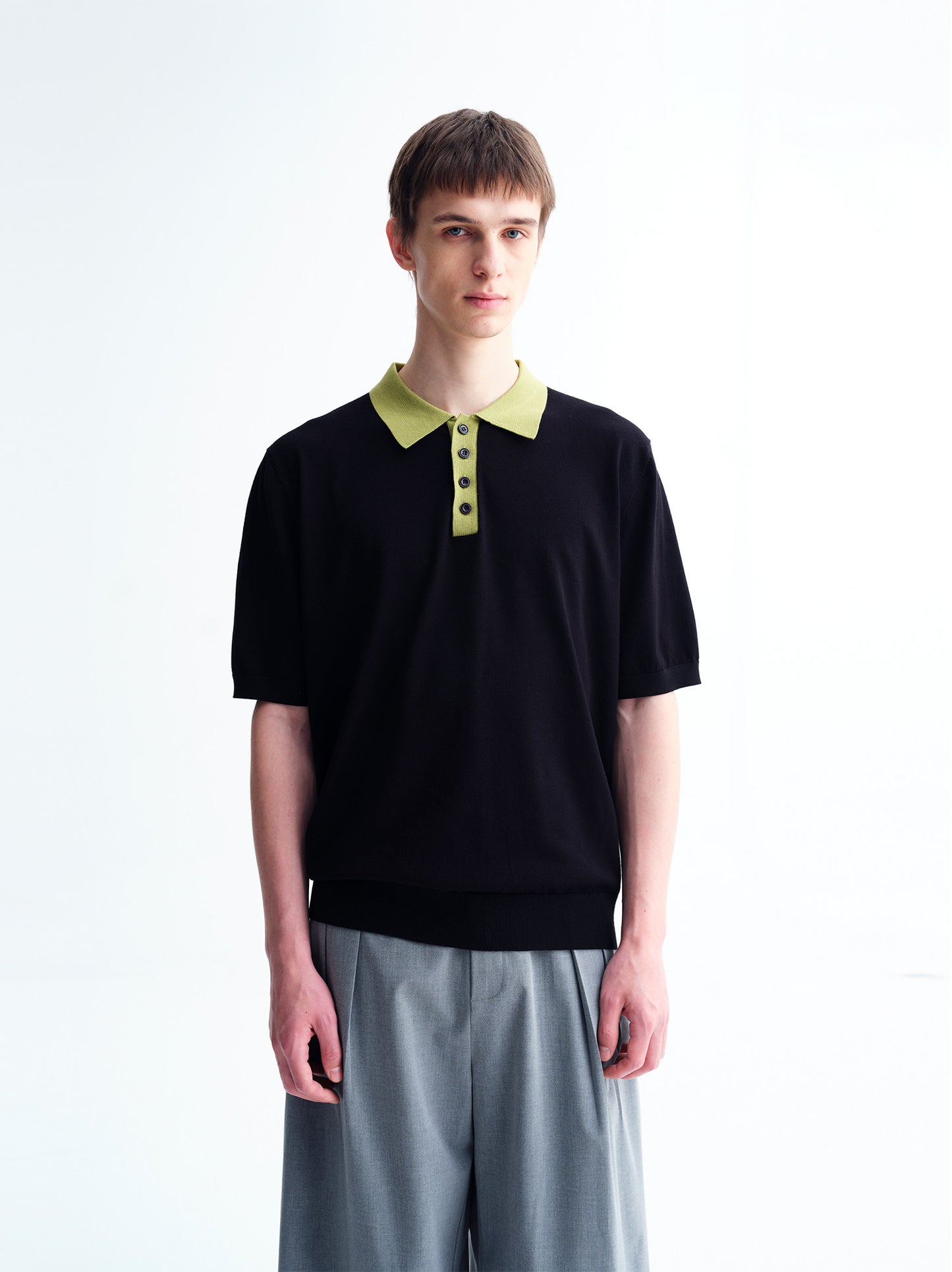 Vintage Knit Polo Shirt