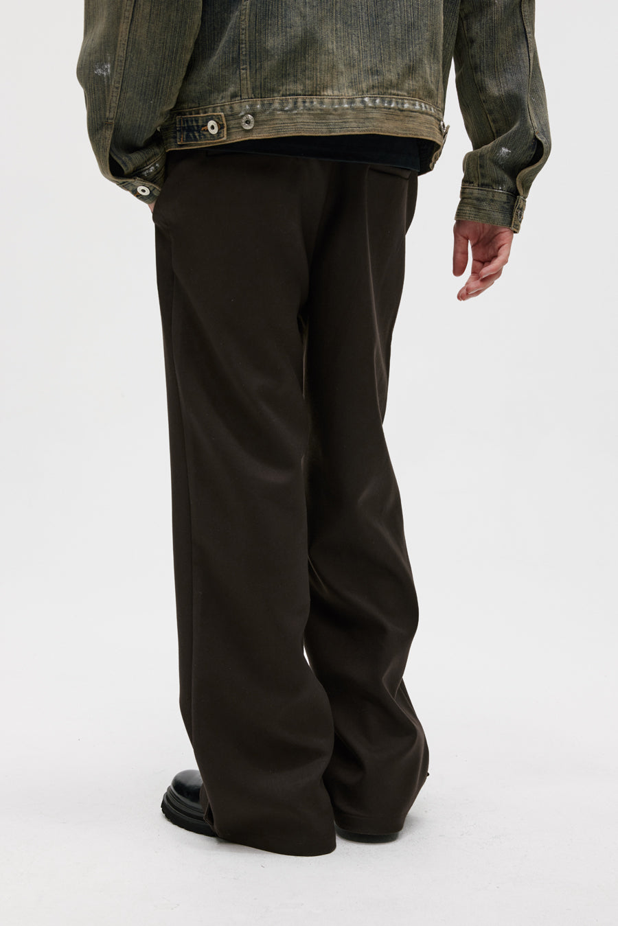 Wide Anti-Wrinkle Straight Pants