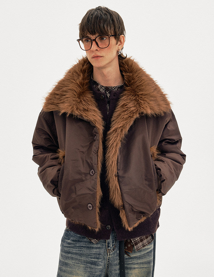 Mountain Carving Cotton Jacket