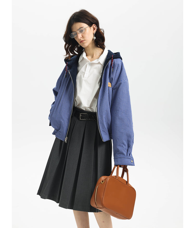 Reversible Checked Jacket