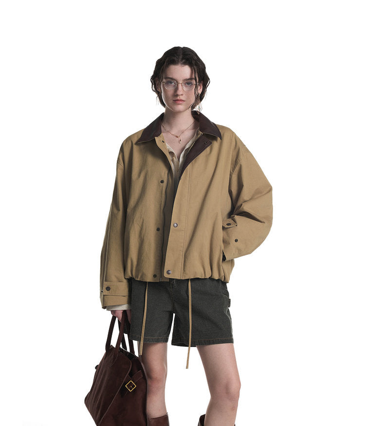 Drawstring Casual Jacket