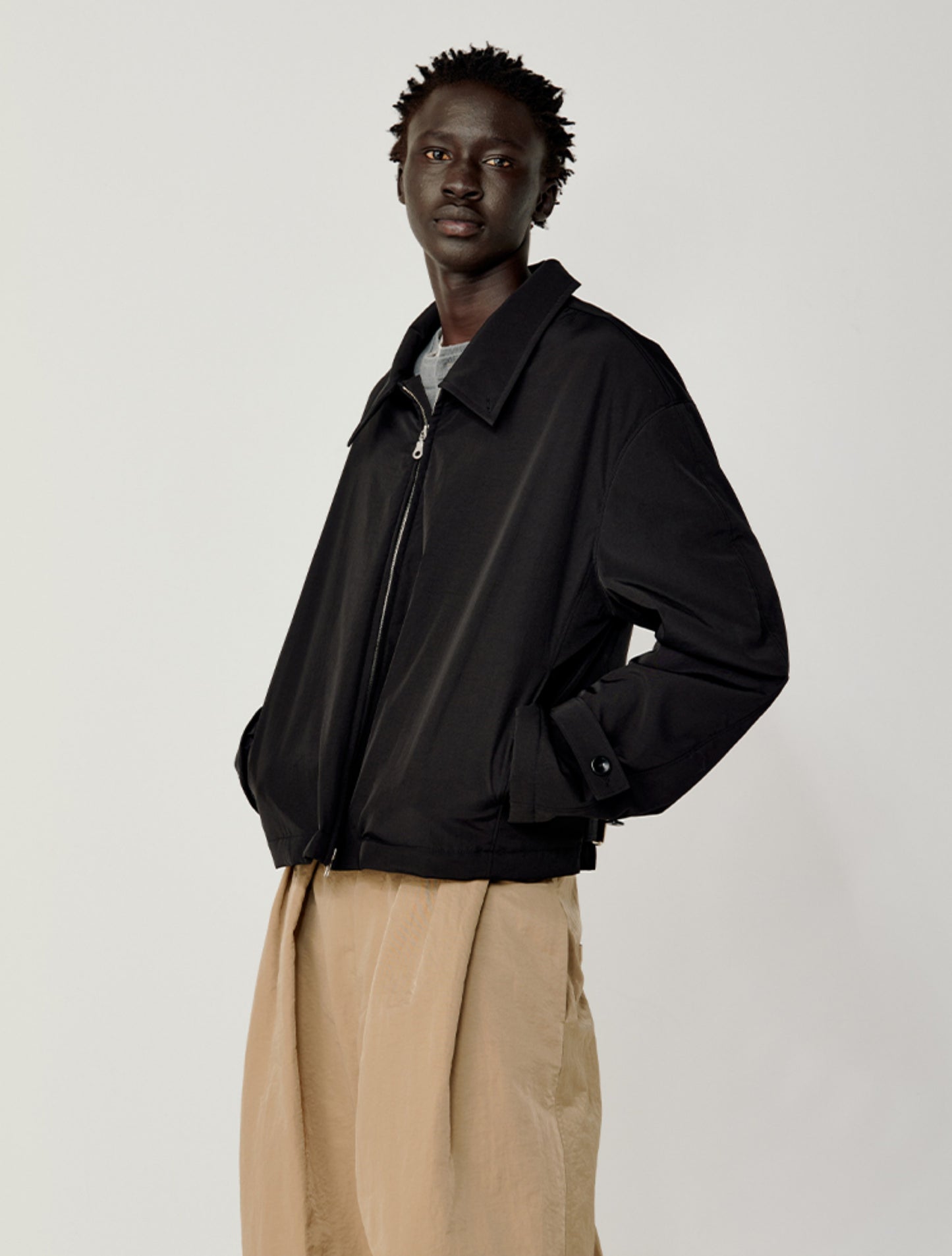 Double-Zipper Lightweight Jacket