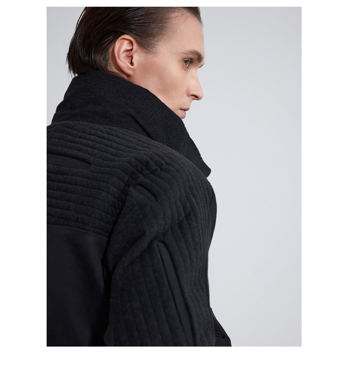 3D-Structured Quilted Jacket