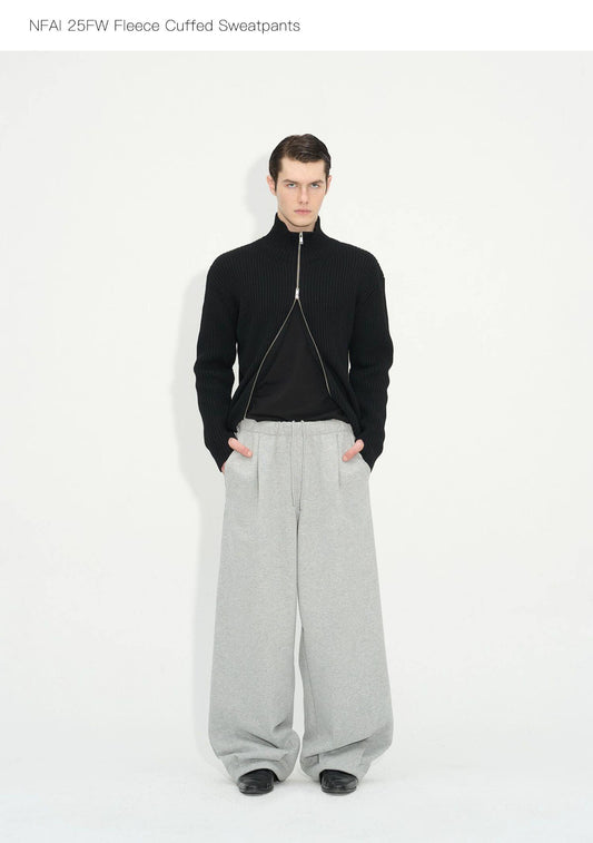 Oversized Fleece Jogger Pants