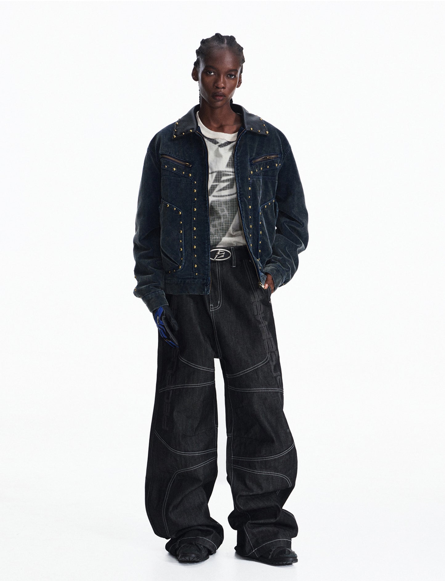 Racing Style Raw Denim